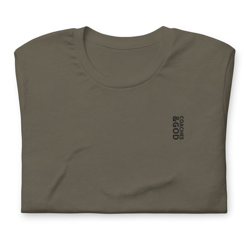 1STAR Coaches &God Vertical Onyx T-Shirt
